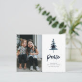 Cartes Pour Fêtes Annuelles PAIX | Arbre de Noël de vacances (Debout devant)