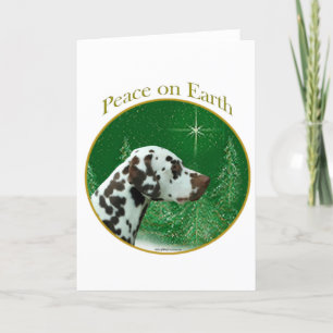Cartes Pour Fêtes Annuelles Paix dalmatienne (de foie)
