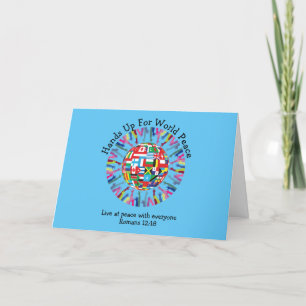 Cartes Pour Fêtes Annuelles Paix internationale 