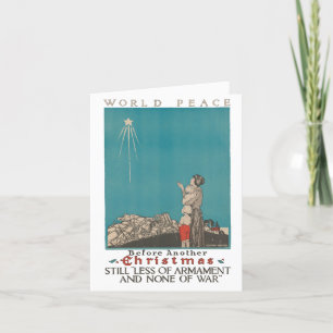 Cartes Pour Fêtes Annuelles Paix mondiale avant Noël