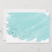 Cartes Pour Fêtes Annuelles Paix | Noël Turquoise (Dos)