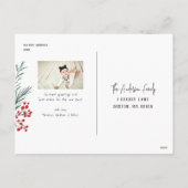 Cartes Pour Fêtes Annuelles Paix photo typographique Botanique (Dos)