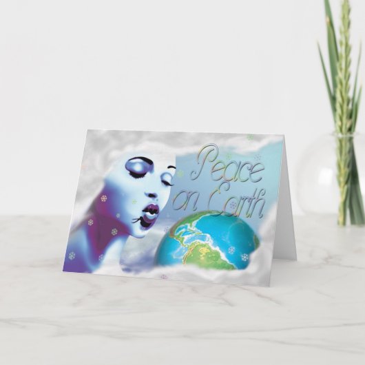 Cartes Pour Fêtes Annuelles Paix sur terre (Devant)