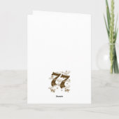 Cartes Pour Fêtes Annuelles Paix sur Terre (Dos)