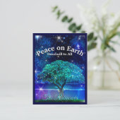 Cartes Pour Fêtes Annuelles Paix sur Terre (Debout devant)