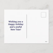 Cartes Pour Fêtes Annuelles Paix sur Terre (Dos)