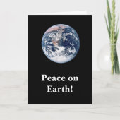 Cartes Pour Fêtes Annuelles Paix sur Terre ! (Devant)