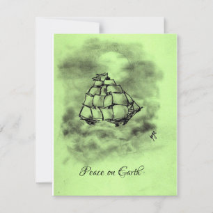Cartes Pour Fêtes Annuelles Paix sur Terre