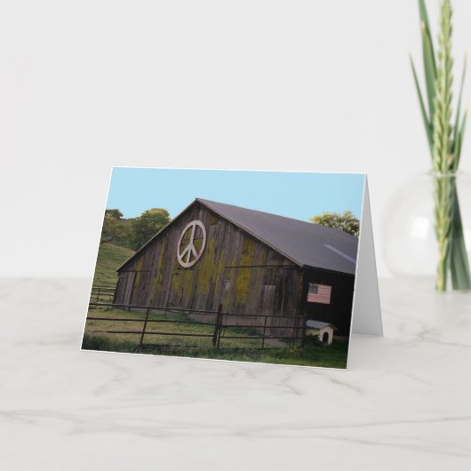 Cartes Pour Fêtes Annuelles Paix sur terre (Devant)