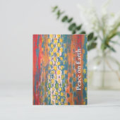 Cartes Pour Fêtes Annuelles Paix sur Terre (Debout devant)