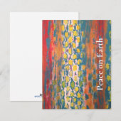 Cartes Pour Fêtes Annuelles Paix sur Terre (Devant / Derrière)