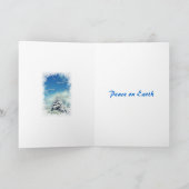 Cartes Pour Fêtes Annuelles Paix sur Terre (Intérieur)