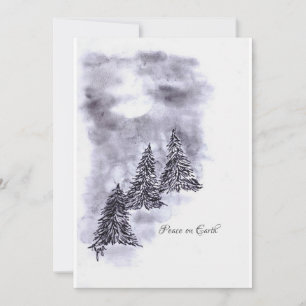 Cartes Pour Fêtes Annuelles Paix sur Terre