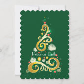 Cartes Pour Fêtes Annuelles Paix sur Terre IV (Devant)