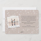 Cartes Pour Fêtes Annuelles Paix sur Terre Scénario Religieux Photo de Noël (Dos)