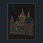 Cartes Pour Fêtes Annuelles PAIX sur terre Ville Lumineuse Néon brillant sur n<br><div class="desc">Profitez de cette ville fantasque en tirant sur cette carte colorée. Vous pouvez toujours modifier le texte ou ajouter votre propre texte. Faites-moi savoir si vous voulez quelque chose fait sur mesure. Si vous l'achetez, merci ! N'oubliez pas de partager une photo sur Instagram de celle-ci en action et de...</div>