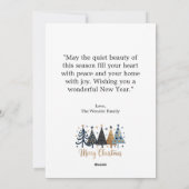 Cartes Pour Fêtes Annuelles Palette Elegant Design (Dos)