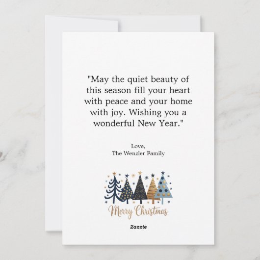 Cartes Pour Fêtes Annuelles Palette Elegant Design (Dos)