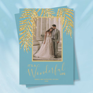 Cartes Pour Fêtes Annuelles Palm Christmas Tropical Photo