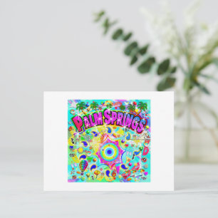 Cartes Pour Fêtes Annuelles Palm Springs “Danse Mystique” 