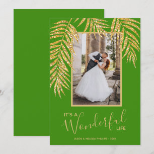 Cartes Pour Fêtes Annuelles Palm Tropical Christmas Photo Holiday Card