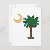 Cartes Pour Fêtes Annuelles Palmette de Noël (Devant / Derrière)