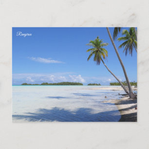 Cartes Pour Fêtes Annuelles palmiers de Rangiroa