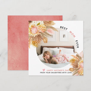 Cartes Pour Fêtes Annuelles Pampas grass, palmier feuille photo de la fête des