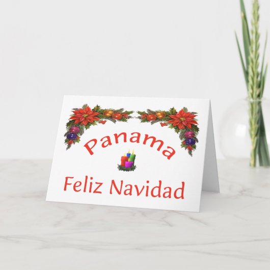 Cartes Pour Fêtes Annuelles Panama Noël 1 (Devant)