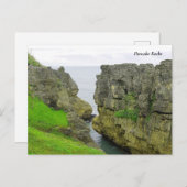 Cartes Pour Fêtes Annuelles Pancake Rocks, Nouvelle-Zélande Île du Sud (Devant / Derrière)