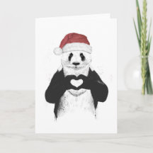 Panda de Père Noël