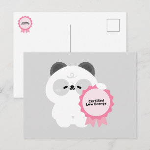 Cartes Pour Fêtes Annuelles Panda Épuisé Certifié