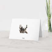 Cartes Pour Fêtes Annuelles Panda géant des Joyeuses Vacances (Dos)