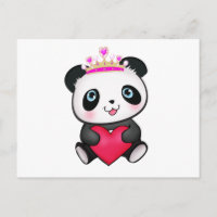 Panda Lover Ventilateur Cadeau Saint-Valentin Coeu