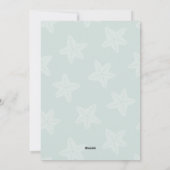 Cartes Pour Fêtes Annuelles Panier de sable de Noël de plage (Dos)