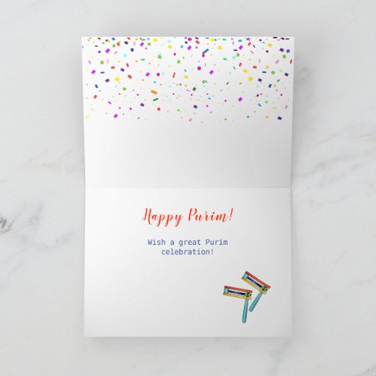 Cartes Pour Fêtes Annuelles Panier Purim Cadeaux Hamantaschen Gragger Hébreu (Intérieur)