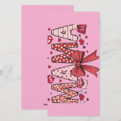 Cartes Pour Fêtes Annuelles Panneau Mama Valentine (Devant / Derrière)