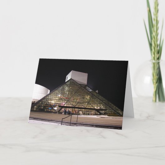 Cartes Pour Fêtes Annuelles Panthéon de rock (Devant)