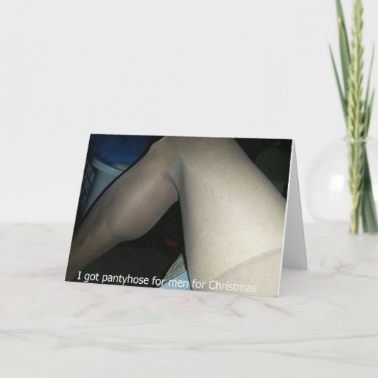 Cartes Pour Fêtes Annuelles Pantyhose (Devant)