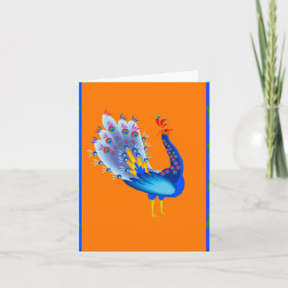 Cartes Pour Fêtes Annuelles Paon