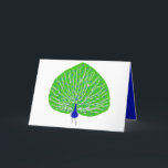 Cartes Pour Fêtes Annuelles paon de parties scintillant moderne<br><div class="desc">Étaler fabuleusement ce joli paon. Posh the Peacock,  Shari Pedowitz,  2024,  artistshari.com. Shari Pedowitz Artistic Empire LLC. Tous droits réservés.</div>