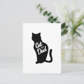Cartes Pour Fêtes Annuelles Papa de chat (Debout devant)