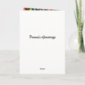 Cartes Pour Fêtes Annuelles Papa Dear. (Dos)