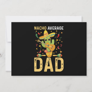 Cartes Pour Fêtes Annuelles Papa Nacho Moyen Cinco De Mayo Papa Mexicain 