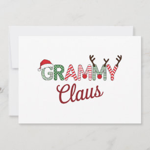Cartes Pour Fêtes Annuelles Papa Noël de Noël Cadeau de grand-mère Xmas 