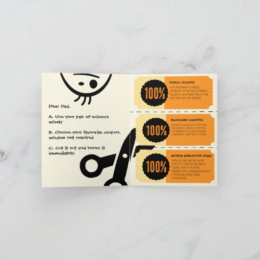 Cartes Pour Fêtes Annuelles Papa's Day Out : Fêtes des pères salutations avec  (Intérieur)