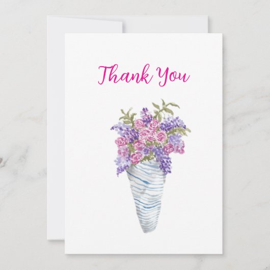 Cartes Pour Fêtes Annuelles Paper Wrapped Flowers Flat Holiday Card (Devant)