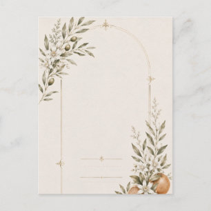 Cartes Pour Fêtes Annuelles Papeterie de mariage romantique au vignoble
