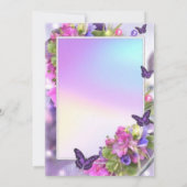 Cartes Pour Fêtes Annuelles papeterie d'invitations faire part d'anniversaire (Dos)