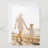 Cartes Pour Fêtes Annuelles Papier blanc superposer une photo très joyeux (Dos)